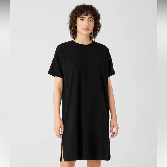 Ultra Comfortable Pima Cotton Stretch Jersey T-Shirt Dress Sz S - Picture 4 of 7